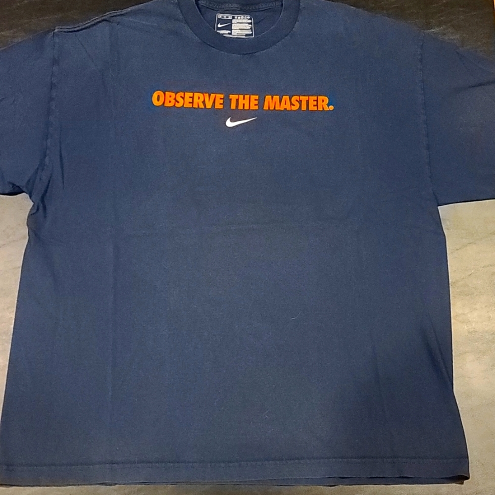 Nike 'observe the master' graphic T-shirt dark blue XXL